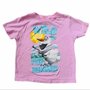 Disney Olaf Frozen Short Sleeve Shirt